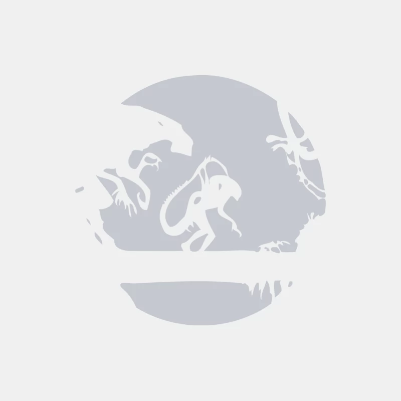 Alien Creature Logo: Sci-Fi Fantasy Monster Design Male Tank Top