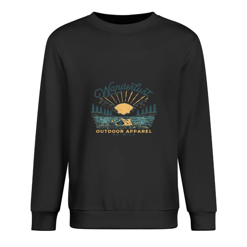 Wanderlust Outdoor-Bekleidung: Gehe Wild Herren Pullover Sweatshirt