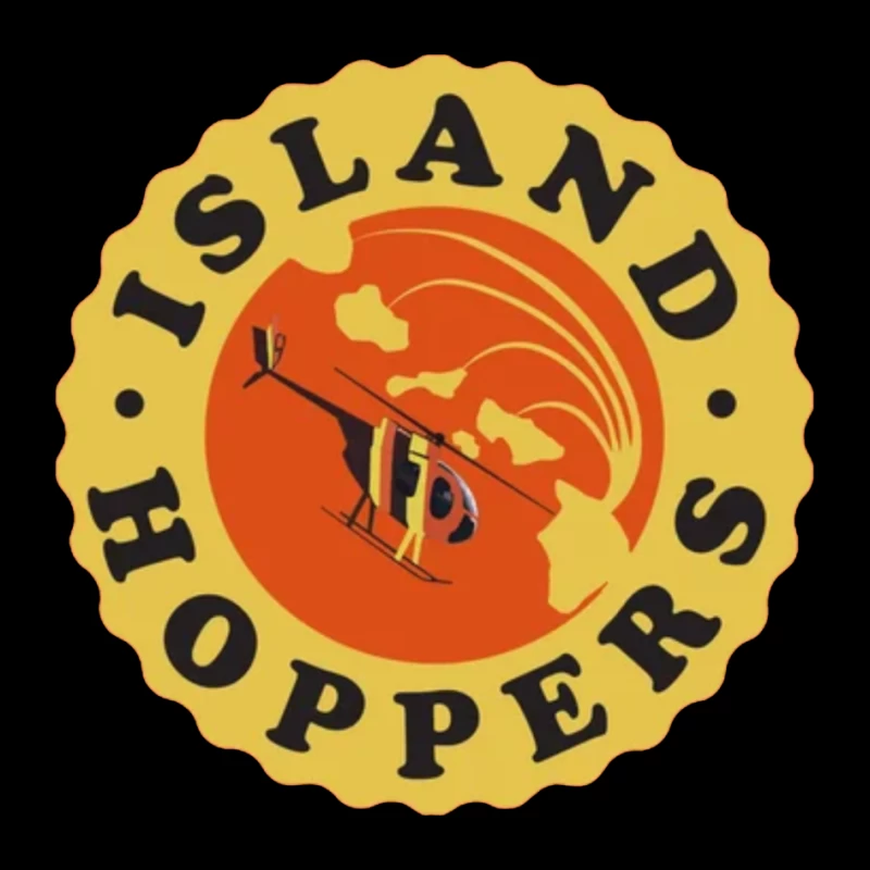 Island Hoppers Retro Pin