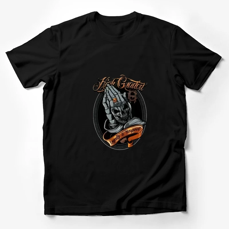 Skelett Hände mit Loyalität Herren T-Shirt
