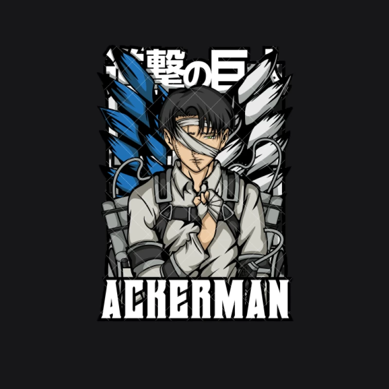 Anime Charakter mit Flügel, Blau und Grau Design Herren Pullover Hoodie