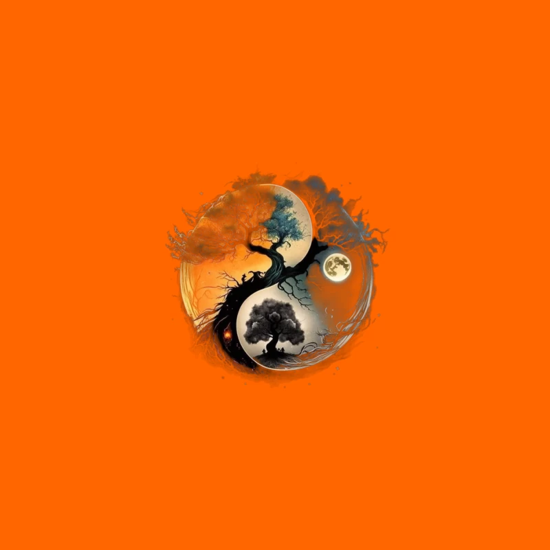 Yin Yang Tree Art iPhone Case