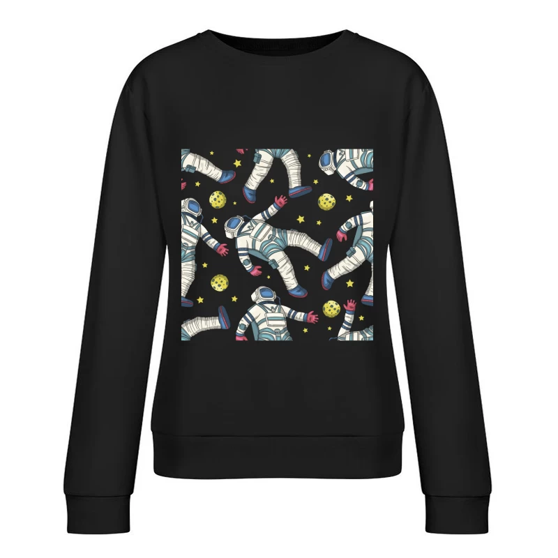 Astronauten im Weltraum Damen Pullover Sweatshirt
