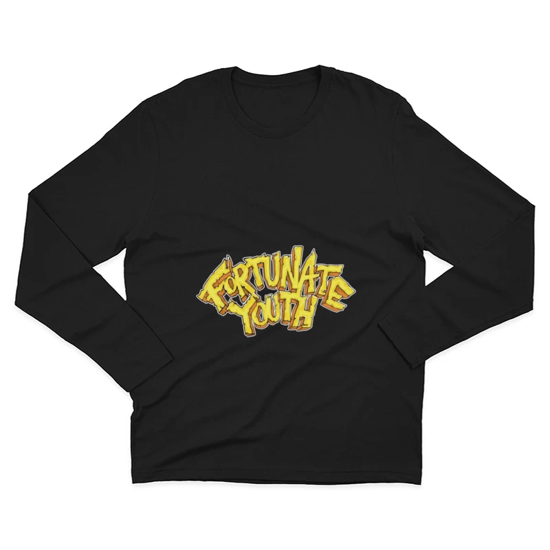 Graffiti-Stil-Logo von Fortunate Youth Herren Langarm T-Shirt