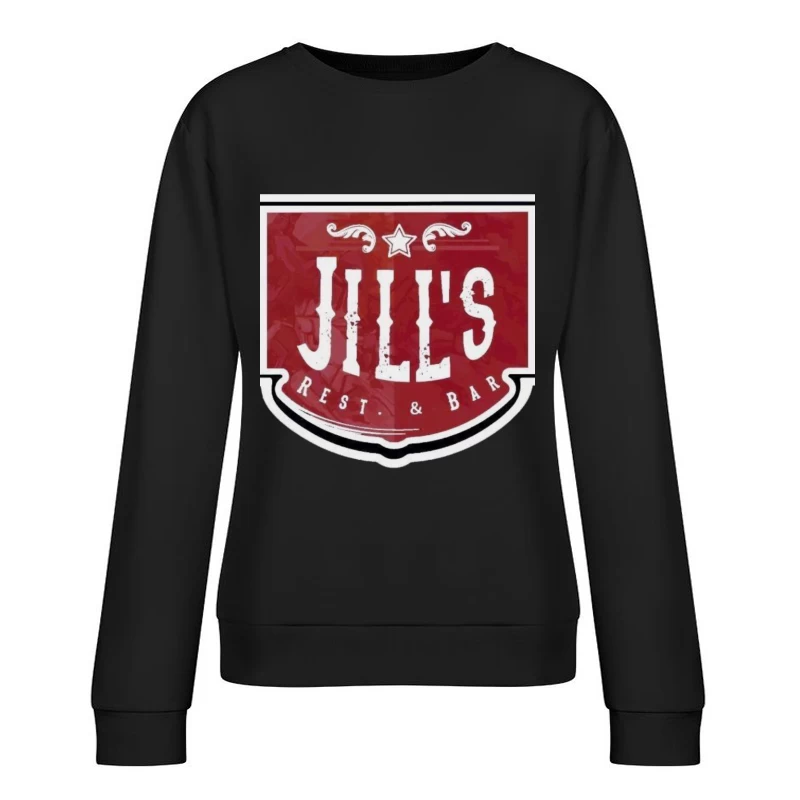 Jills Bar Logo Female Pullover Sweatshirt