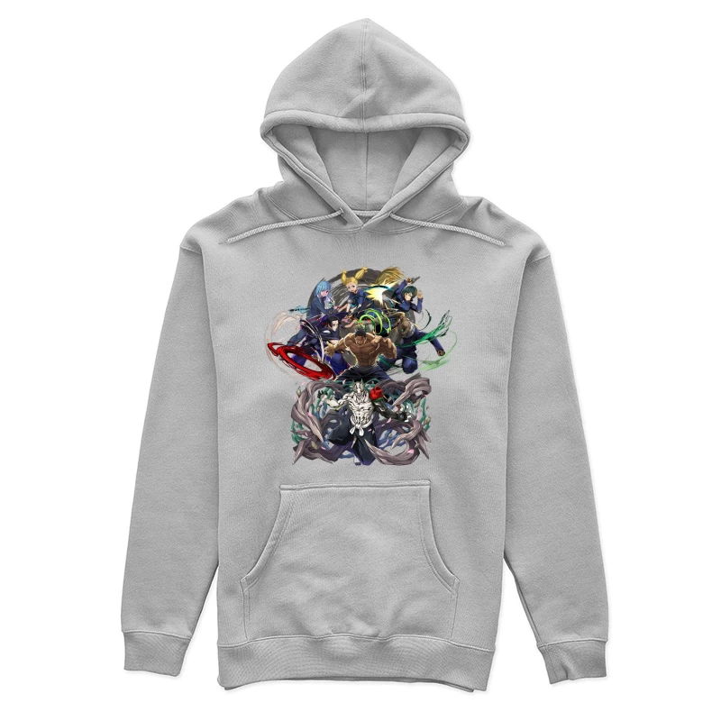 Les combattants se rassemblent contre le méchant Damen Pullover Hoodie
