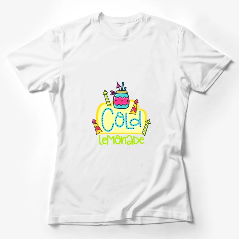 Design coloré de limonade fraîche Femme T-Shirt