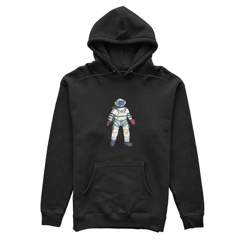 Illustration eines Astronautenanzugs im Comic-Stil Damen Pullover Hoodie