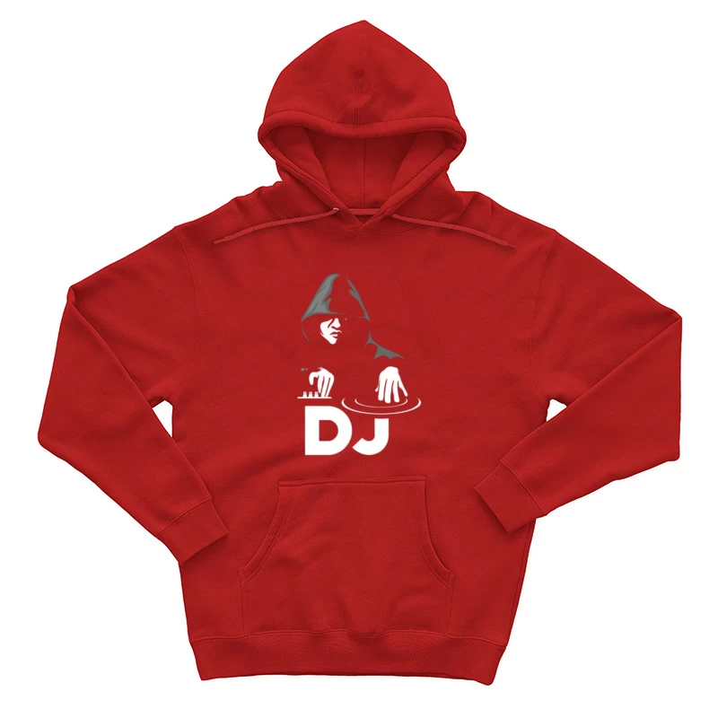 DJ Performing in Silhouette Male Pullover Hoodie