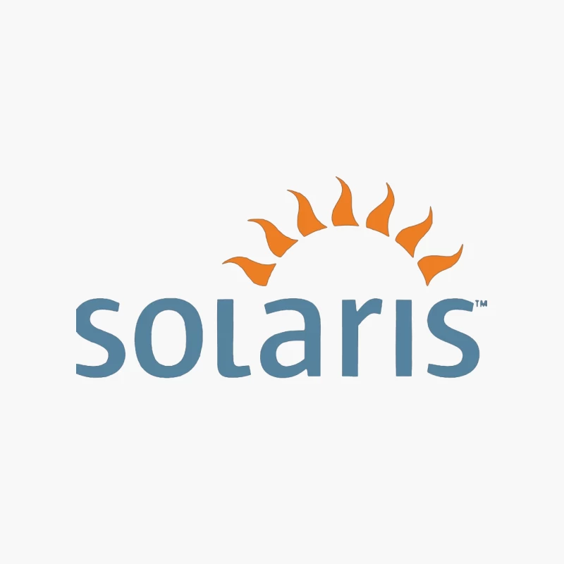 Solaris Operating System Logo with Sun Symbol Cotton Tote Bag