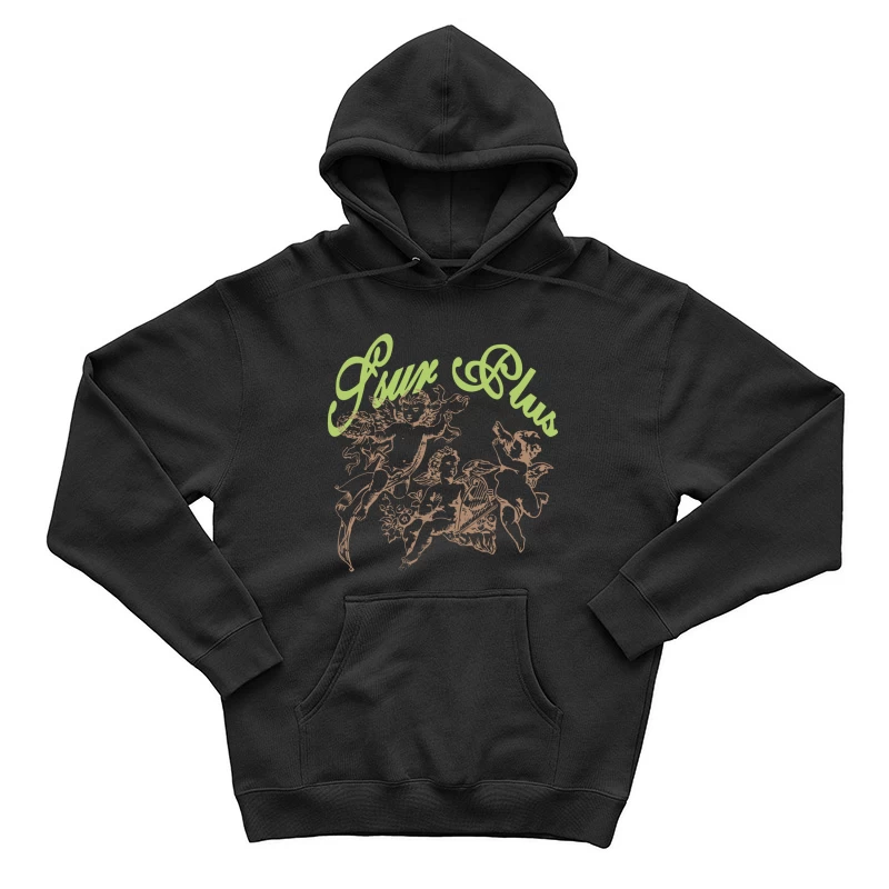 Engel Design mit Schriftzug Herren Pullover Hoodie