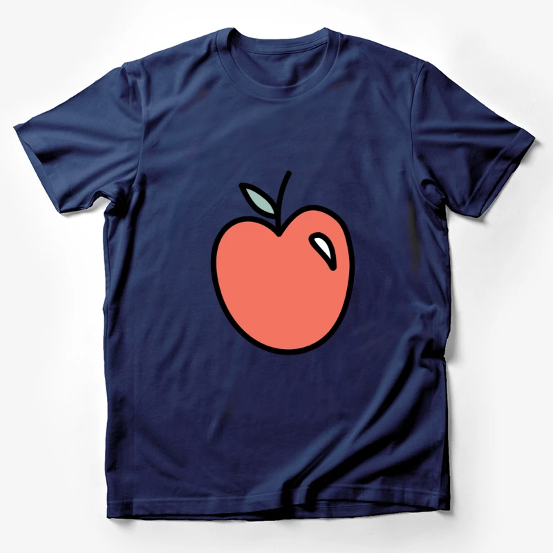 Illustration de pomme minimaliste Homme T-Shirt