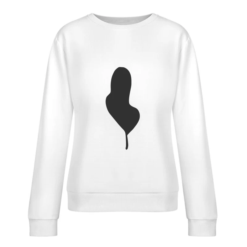 Silhouette artistique abstraite Femme Sweat-shirt à enfiler