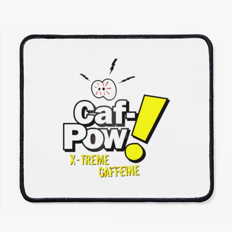 Vintage TV Caf Pow Mouse Pad