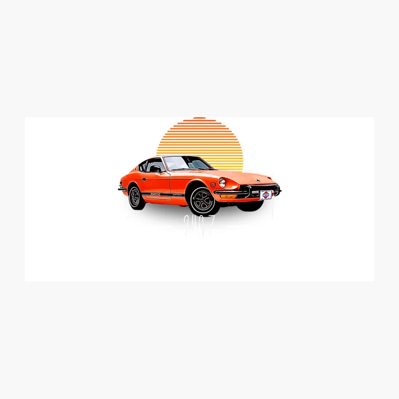 Datsun 240Z Retro Classic Car Lover Design Coffee Mug