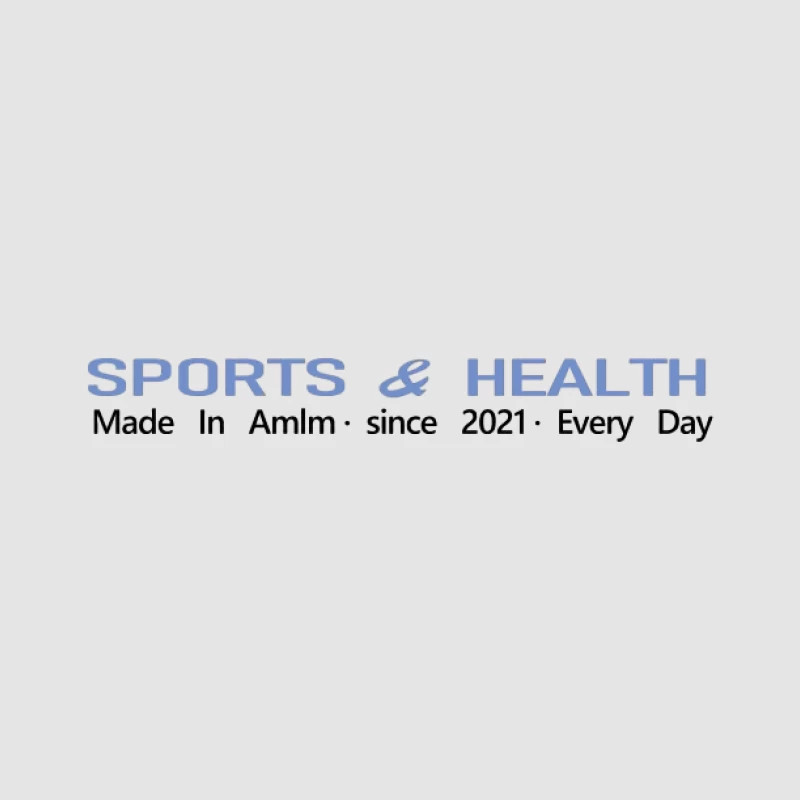 Sport und Gesundheit Logo Herren Pullover Hoodie