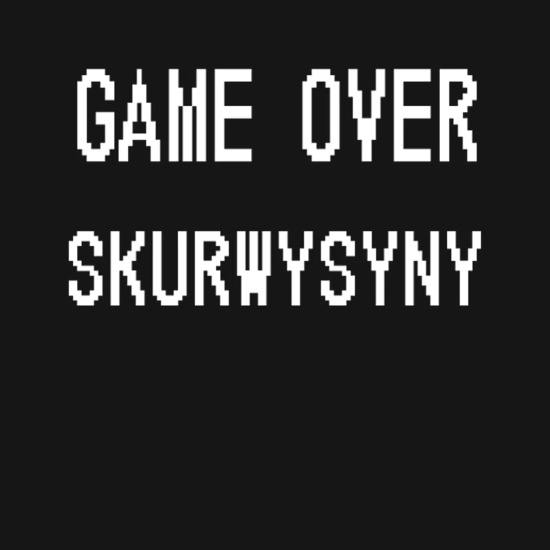 Game Over Skurwysyny Mouse Pad