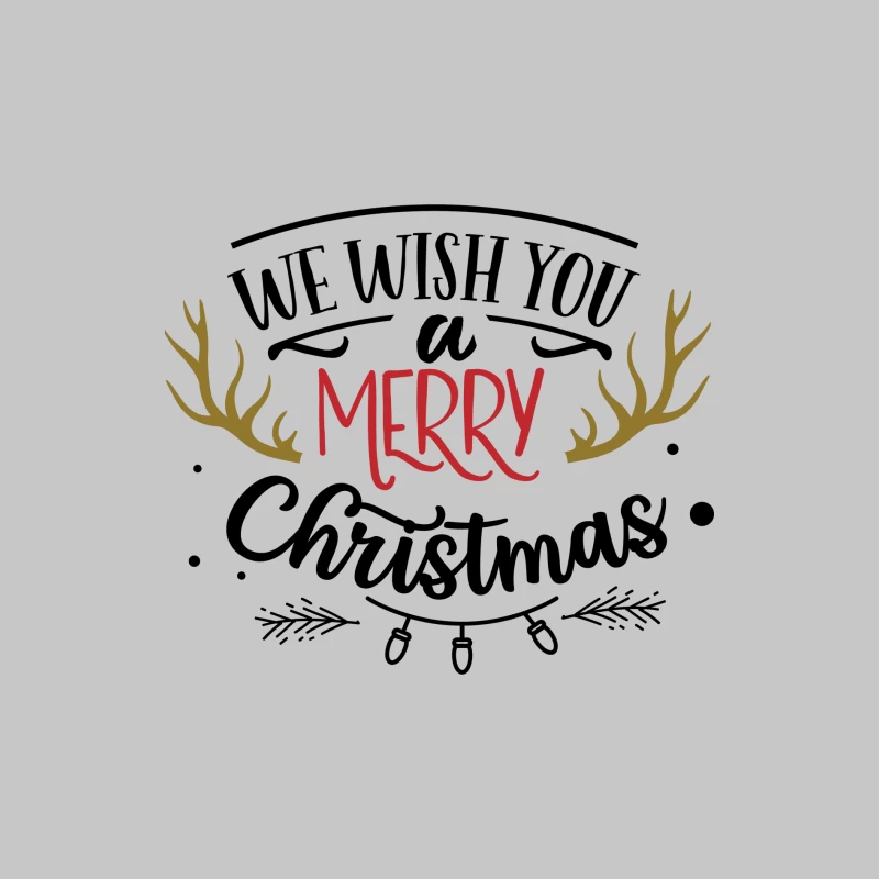 Carte de Noël Joyeuse avec Détails de Cerf Homme Manches Longues T-Shirt