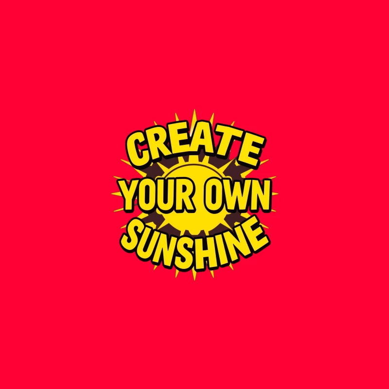 Create Your Own Sunshine Inspirational Quote Desk Mat