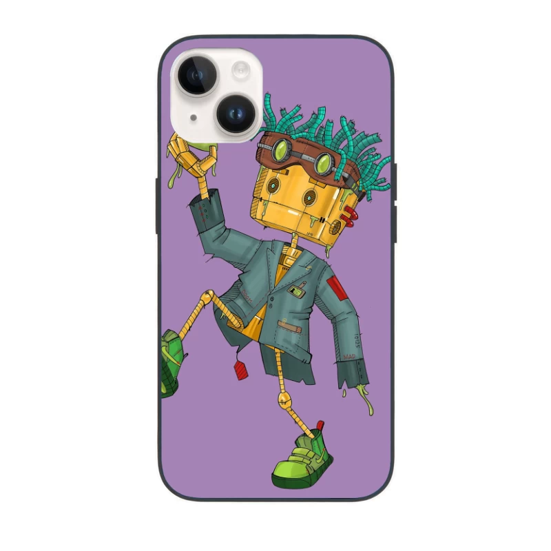 Robotkite Scientist iPhone Case