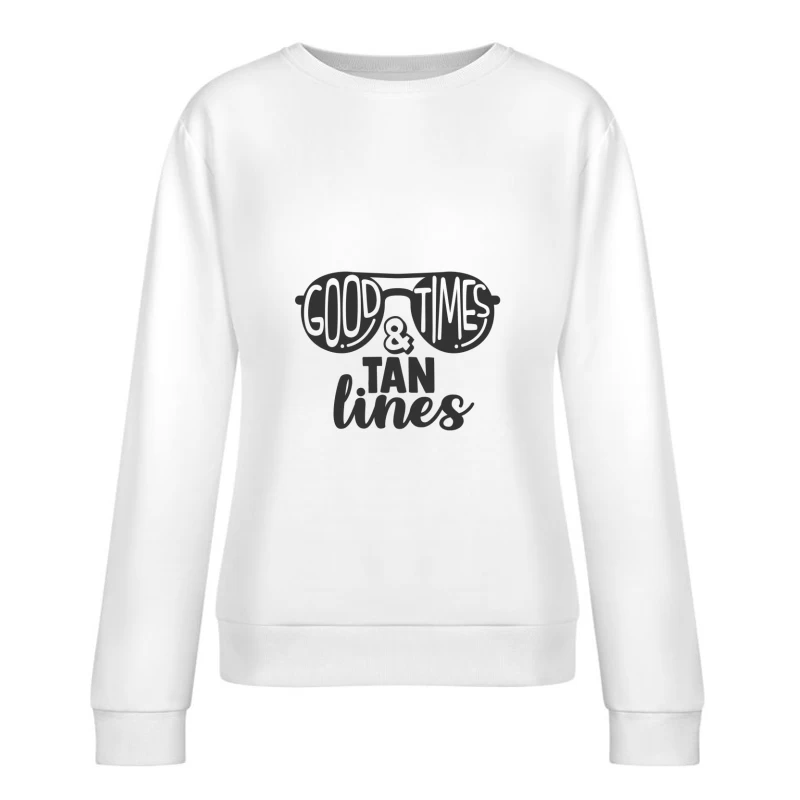 Sommerstimmung mit Sonnenbrillen Damen Pullover Sweatshirt