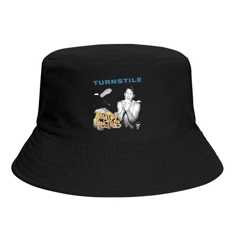 Turnstile: Nonstop Feeling Album Cover with Graffiti Art Bucket Hat