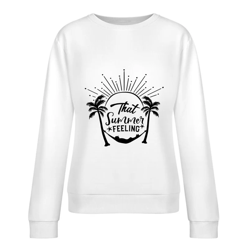 Cercle de têtes de chat minimaliste Femme Sweat-shirt à enfiler