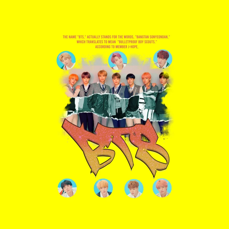 BTS: The Iconic K-Pop Boy Band Mouse Pad