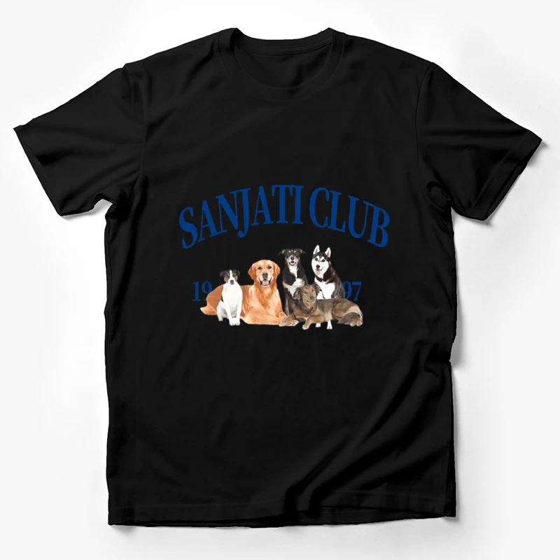 Sanjati Club Hundeillustration 1997 Herren T-Shirt