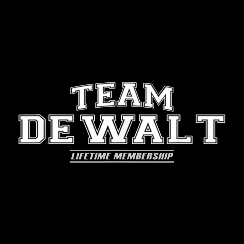 Team DeWalt Lifetime Membership Logo Design Coffee Mug