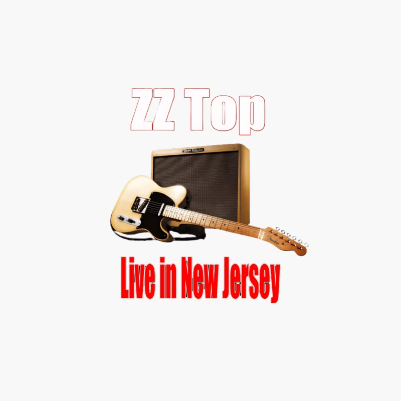 zz top live in new jersey Cotton Tote Bag