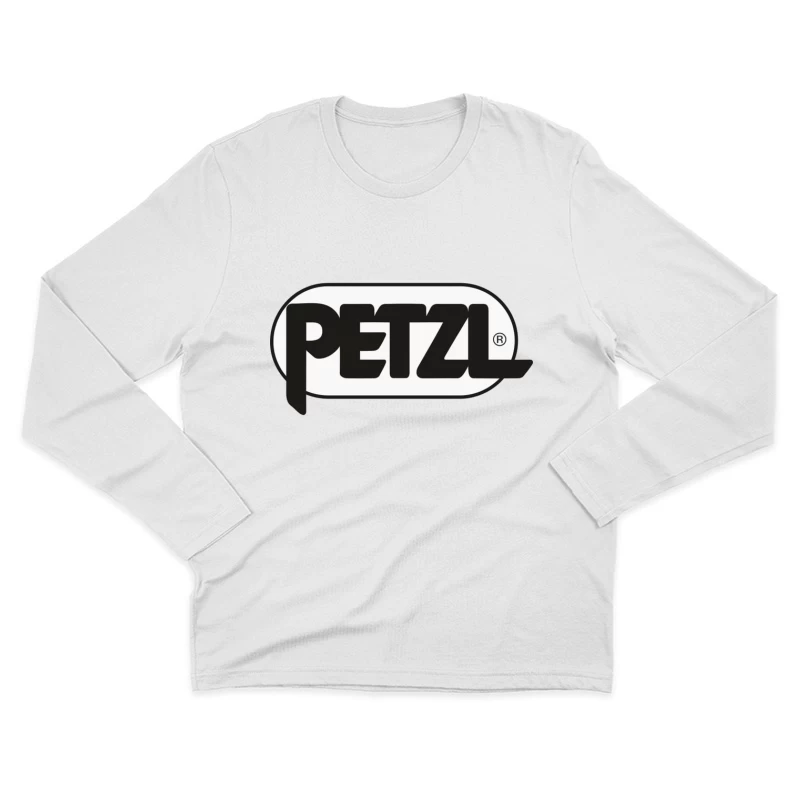 Petzl: Outdoor and Climbing Safety Equipment Brand Logo Male Long Sleeve T-Shirt