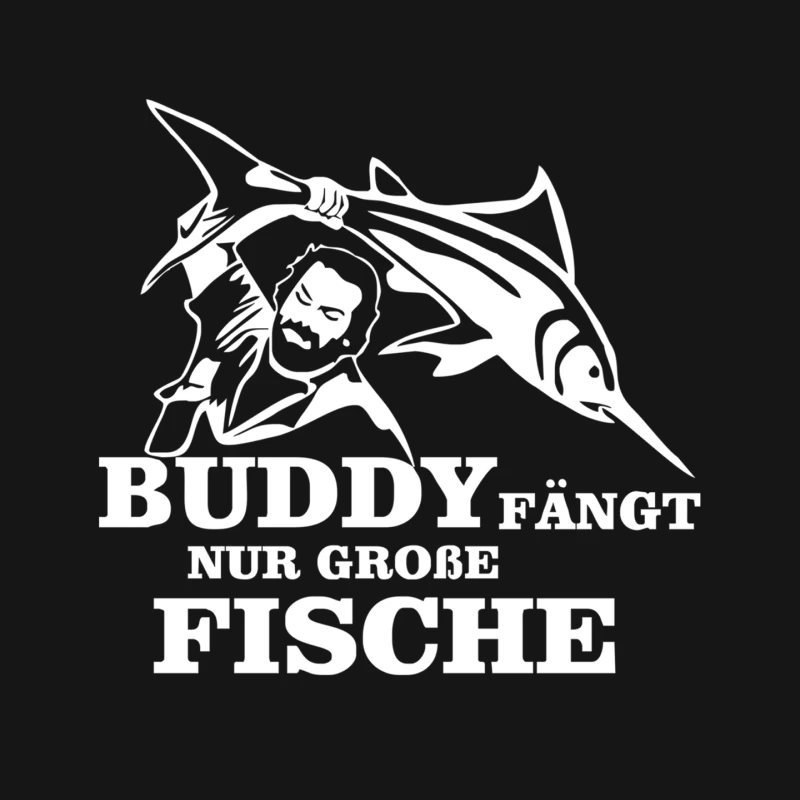 Buddy fängt nur große Fische FUNNY Mouse Pad
