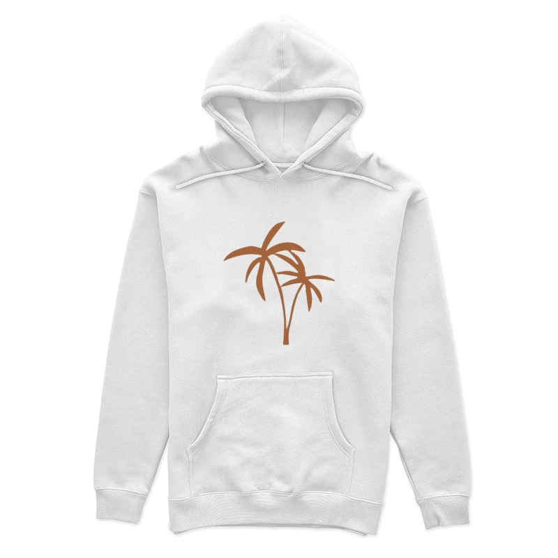 Design Silhouette de Palmiers Femme Sweat à capuche