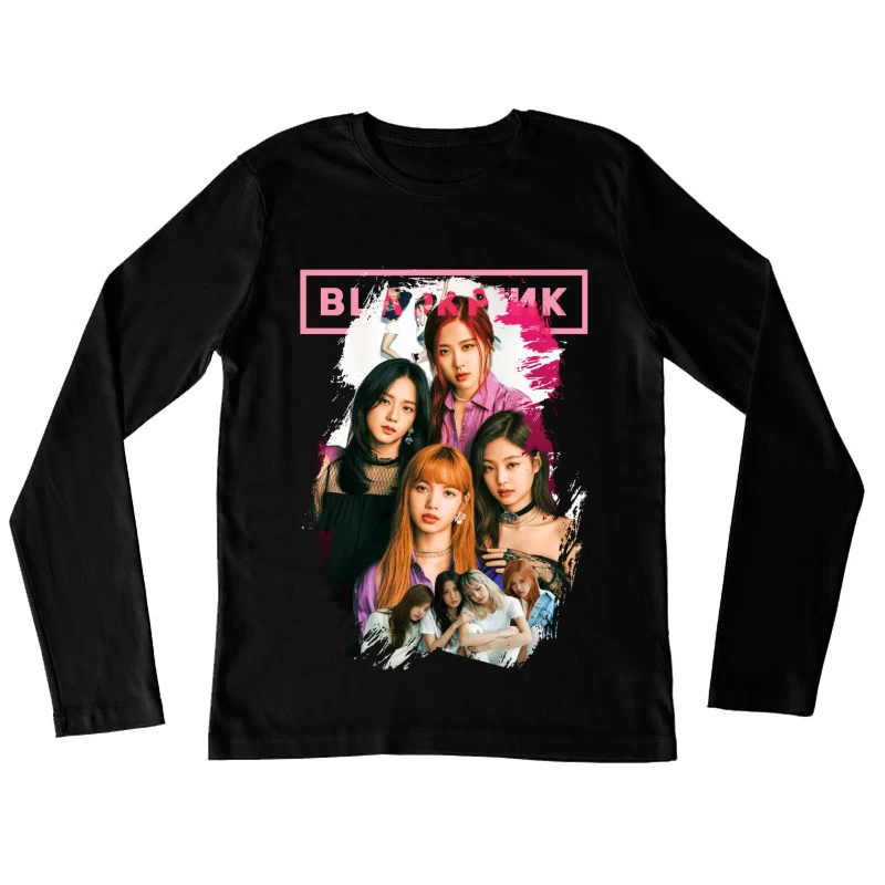 Blackpink: Iconic K-Pop Music Group Female Long Sleeve T-Shirt