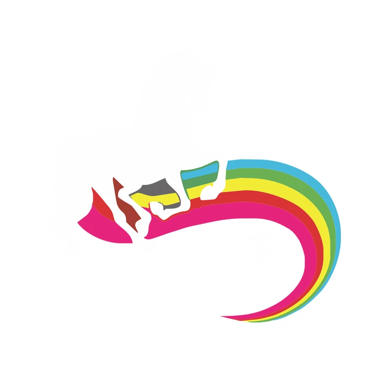Totally Straight Funny Rainbow Unicorn Gay Pride Novelty Fashion Tapestry