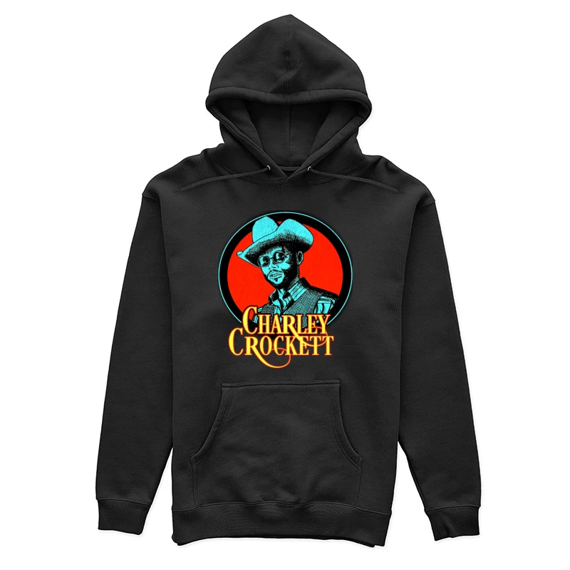 Vintage Charley Crockett Western Music Logo Design Female Pullover Hoodie