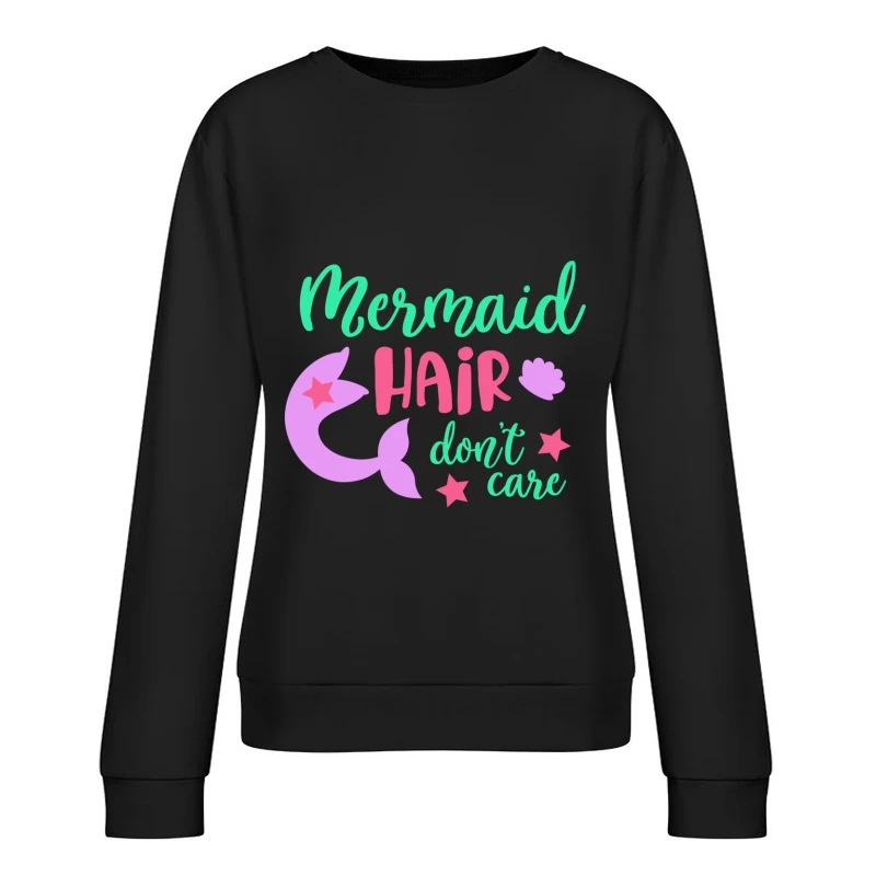 Affiche de style sirène Femme Sweat-shirt à enfiler