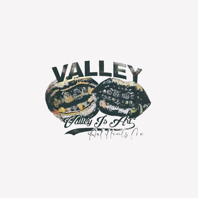 Design Artistique de Vallée Homme T-Shirt