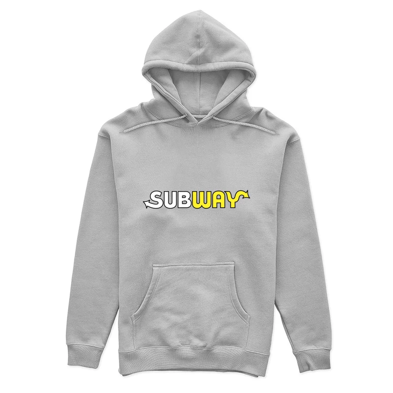 Subway Restaurant Chain Logo Design Female Pullover Hoodie