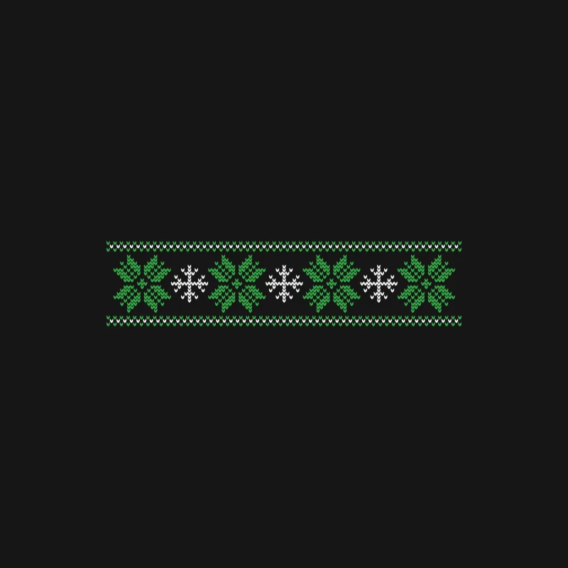 Motif Noël flocon et feuille Homme Manches Longues T-Shirt