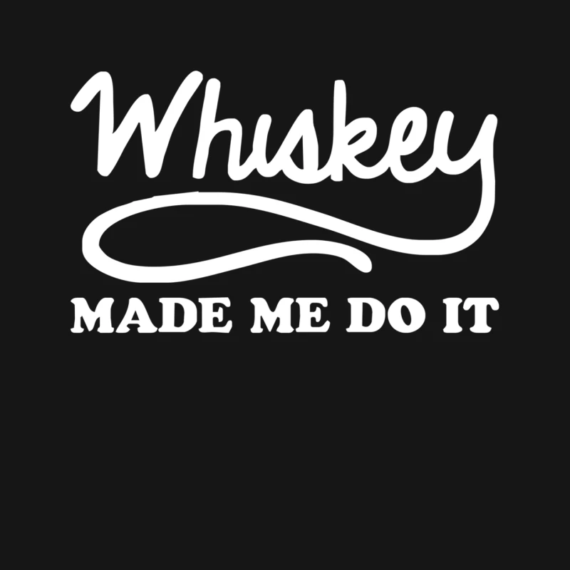 Whiskey Made Me Do It Funny Mouse Pad