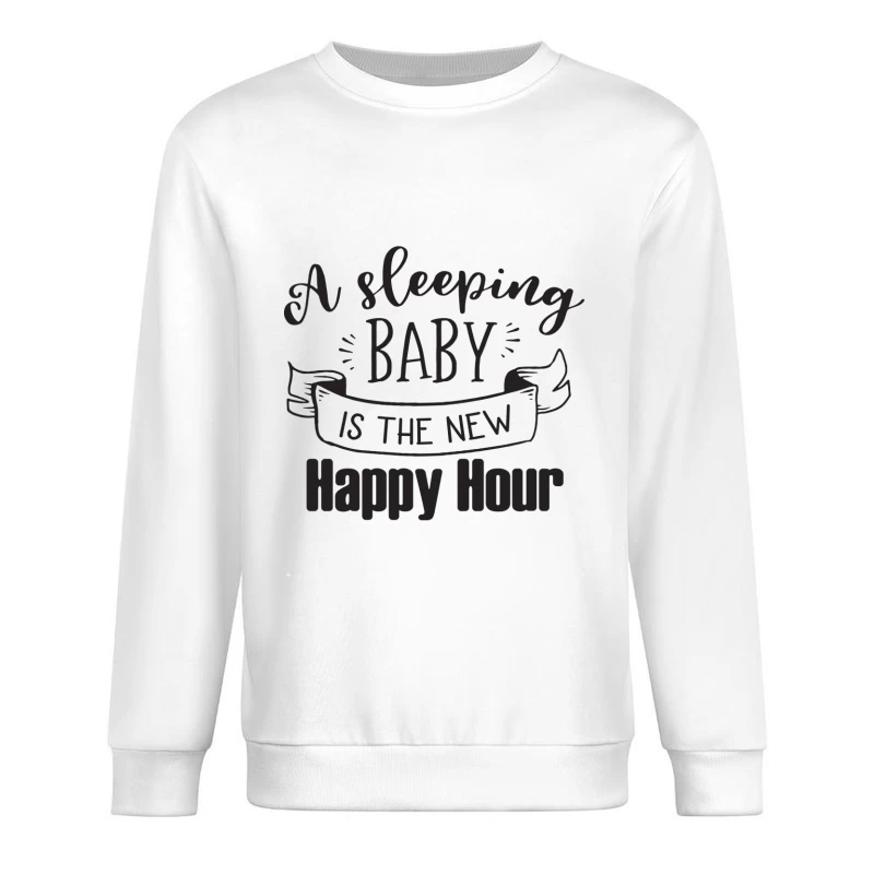 Le bonheur d'un bébé endormi Homme Sweat-shirt à enfiler