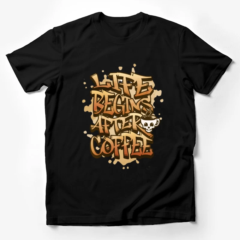 La vie commence après le café Homme T-Shirt