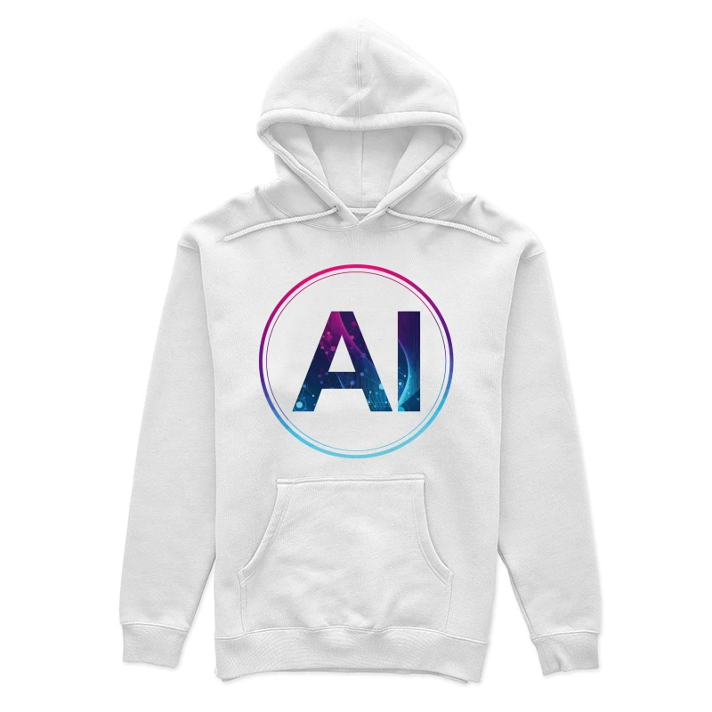 Futuristic AI Network – A Vision of Digital Innovation Female Pullover Hoodie