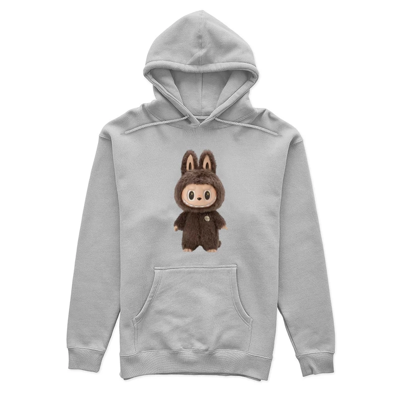 Niedliche Hasenfigur in Plüschanzug Damen Pullover Hoodie