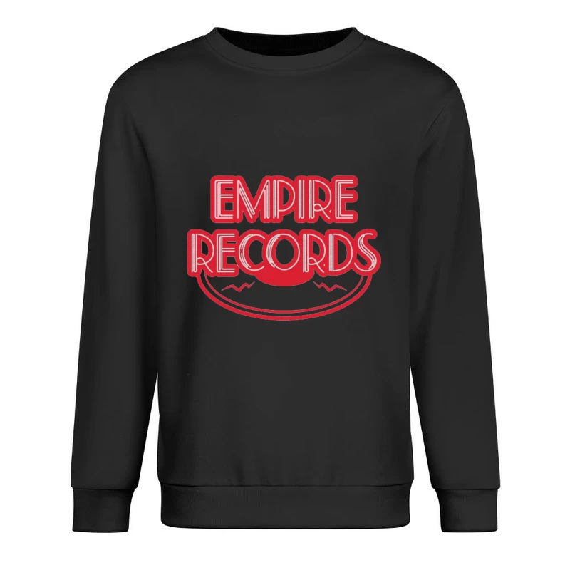 Vintage Empire Records Red Logo Design Male Pullover Sweatshirt