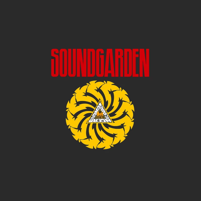 Soundgarden Band Logo with Badmotorfinger Album Symbol Baseball Cap