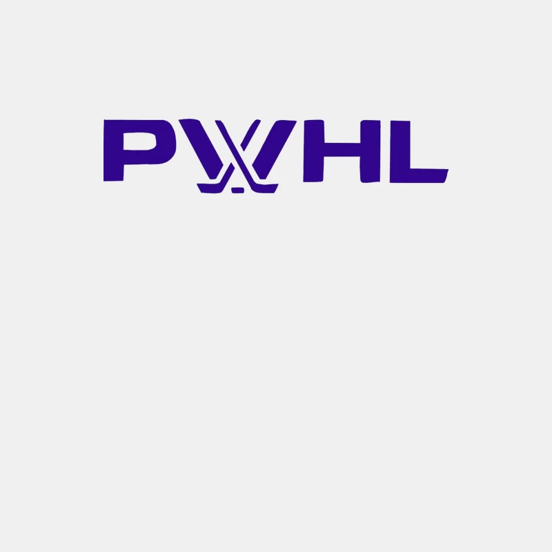 PWHL (Premier Women's Hockey League) Logo in Purple Male Tank Top