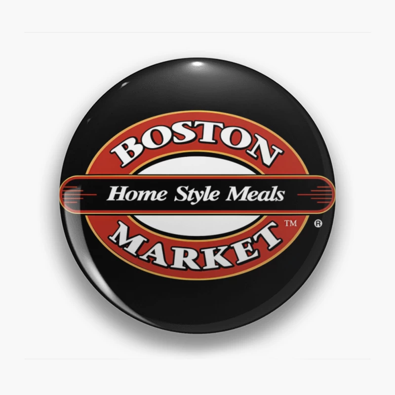 Boston Market Home Style Meals Restaurant Logo Pin